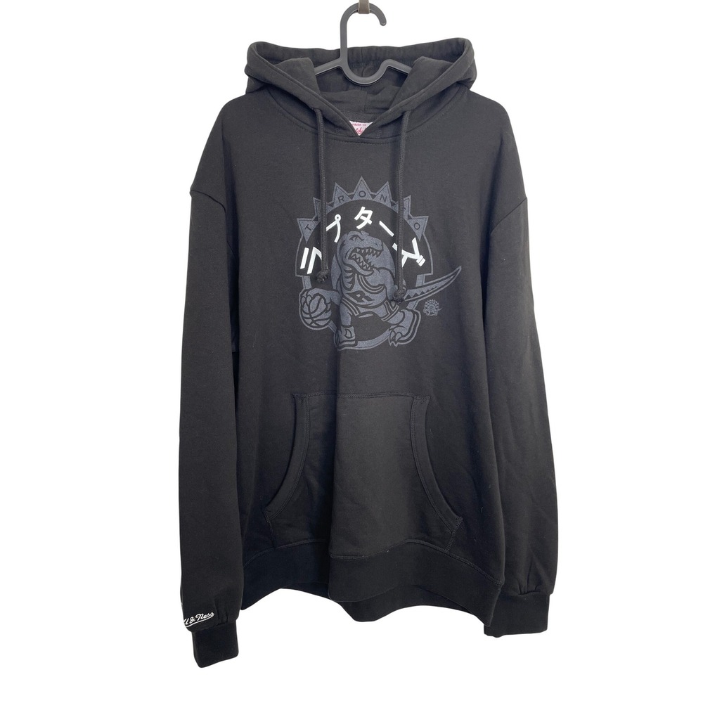 Mitchell & Ness Toronto Raptors Japanese Katakana Hoodie Black XL